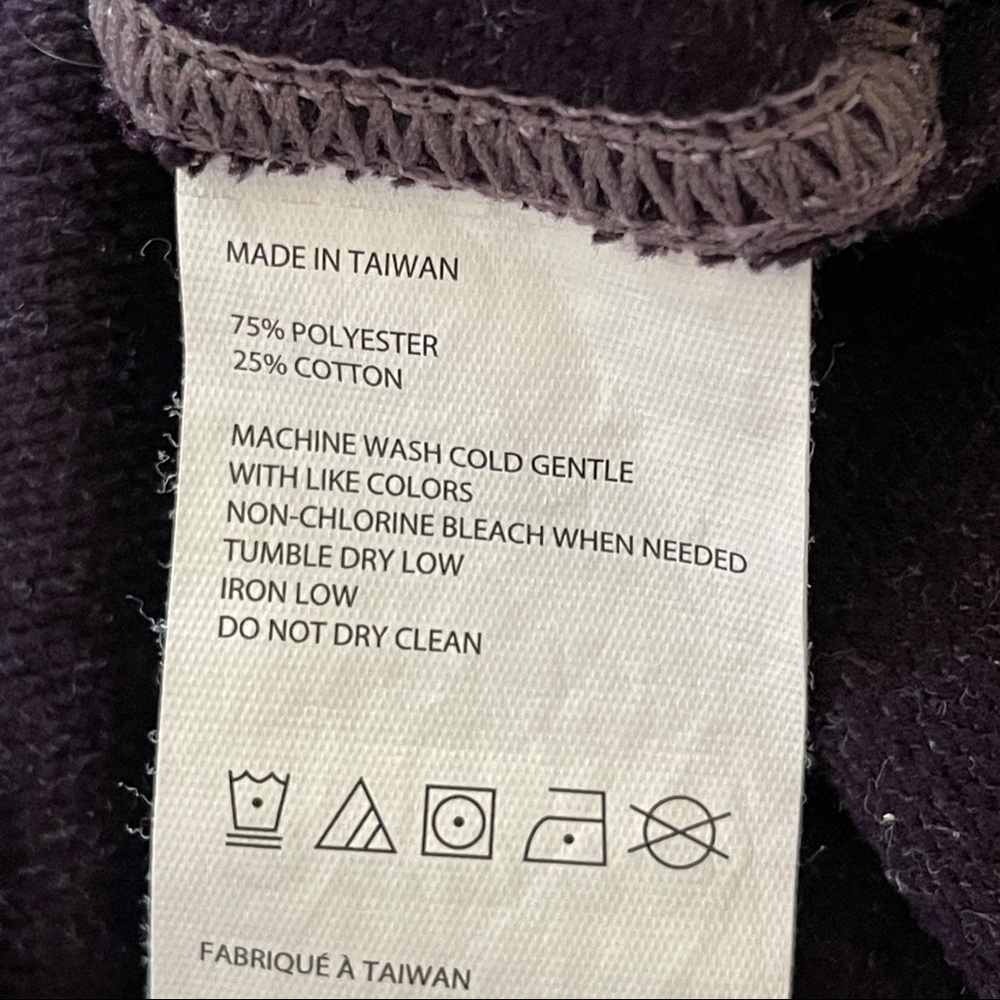 Prana Paradiso Cocoon Cardigan Striped Plum Large - Picture 7 of 8